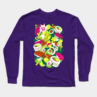 Neon Sushi Long Sleeve T-Shirt